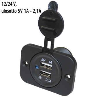 USB-laturi/-pistoke, upotettava