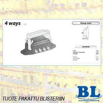 säkring box  4PC.