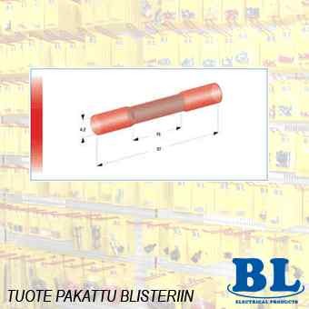 CONNECTOR PIT.15/37MM RED
