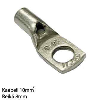 Kaapelikenkä, puristettava, 10 mm^2, 8 mm