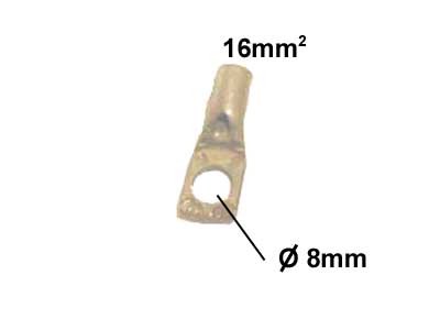 Kabel anslutning, 16 mm^2, 8 mm