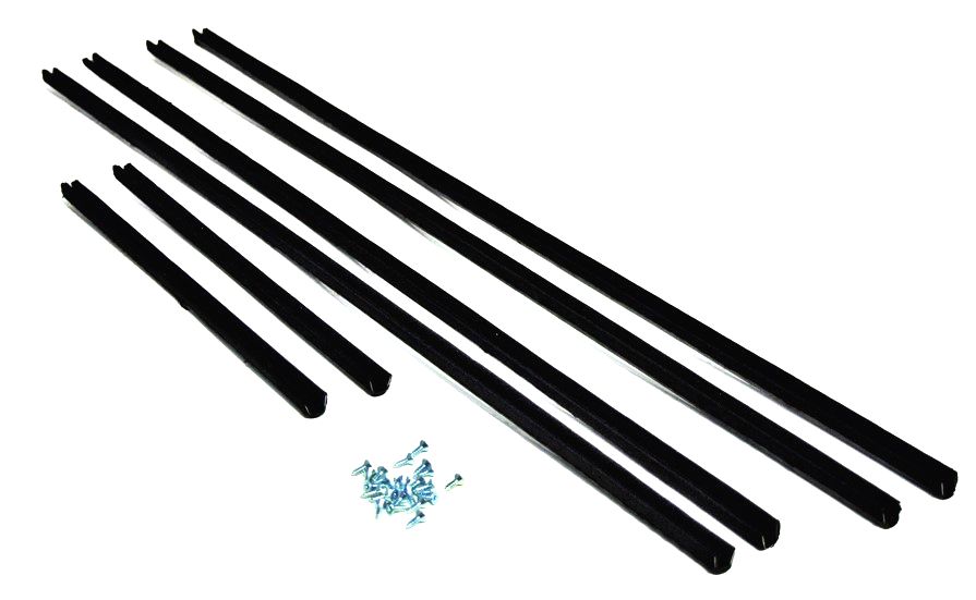 TRUCK CAB REAR SLIDING WINDOW CHANNEL SEAL SET