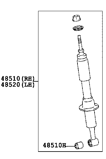 Front shock, stock