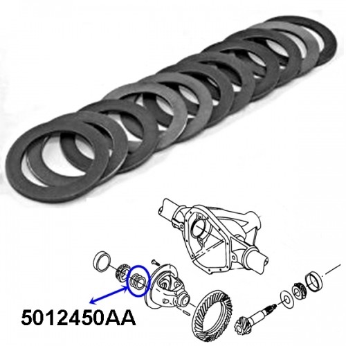 D30 shim Kit, WJ/WG