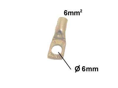 Cable Shoe, 6 mm^2, 6 mm