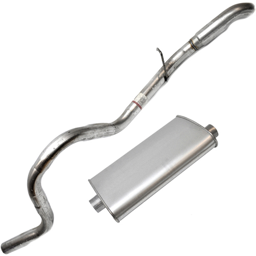 MUFFLER AND REAR PIPE Jeep ZJ 4.0 and 5.2L