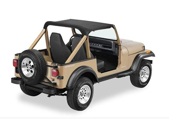 Strapless Bikini svart Denim