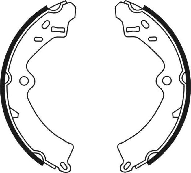 Bromsbackar bak Suzuki SJ / Samurai