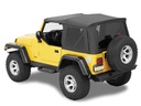 SuperTop NX svart DENIM Jeep TJ