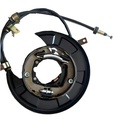 Brake  Plate Rear w. hand brake LH