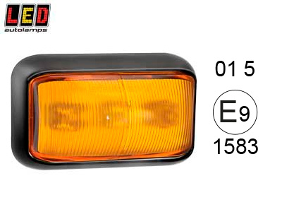 LeD SIDE LAMP YELLOW 12/24V 58x35x19