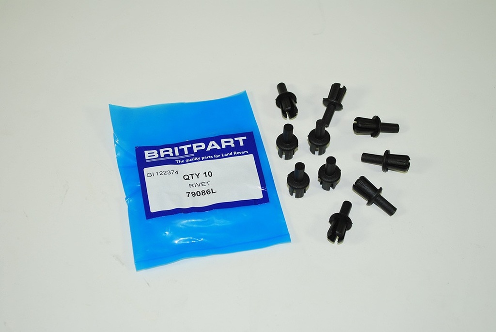 WINDSHIELD PANEL CLIP, 10PC.