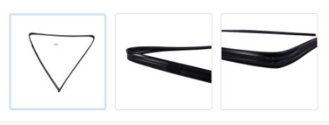 Front door window channel u-seal
