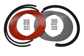 KIT BEADLOCK 15" RED TO WELD ON