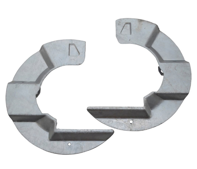 GALVANIZED MUDsköldS - par