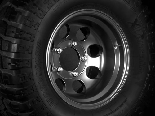 DT aluminium fälg 10x15 5x4.5 ET -42 XJ, YJ, ZJ, TJ