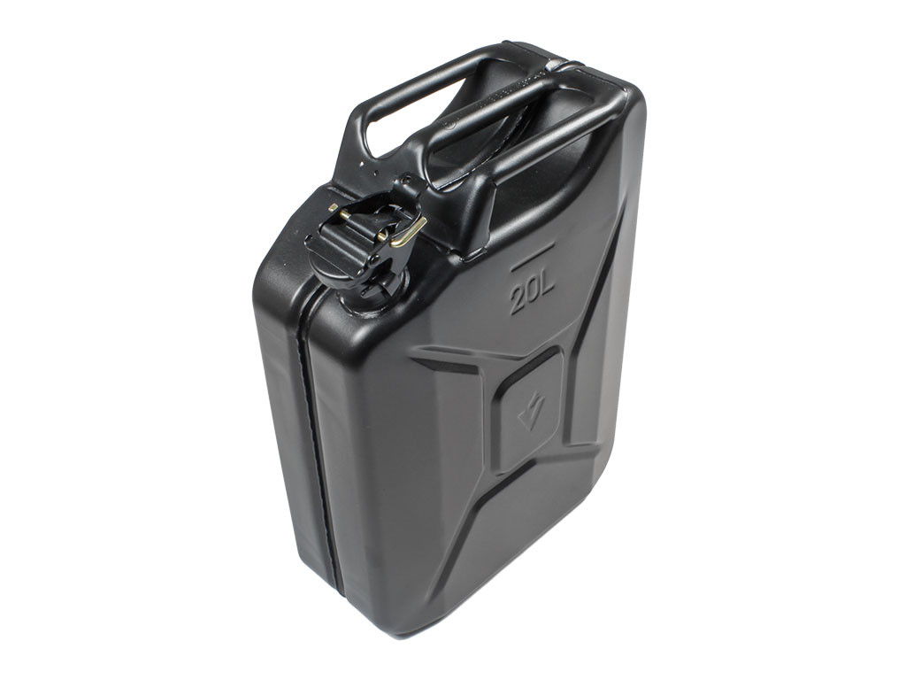 20l Jerry Can - Svart stålfinish