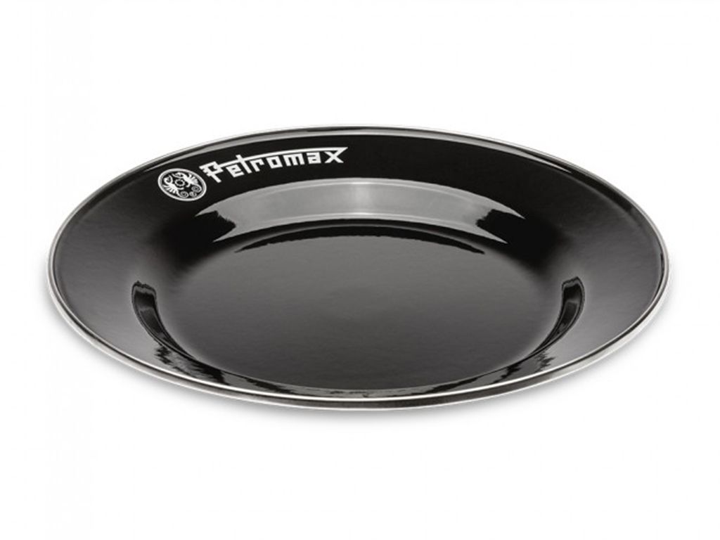 Emaljplattor / 2 delar / Svart - av Petromax