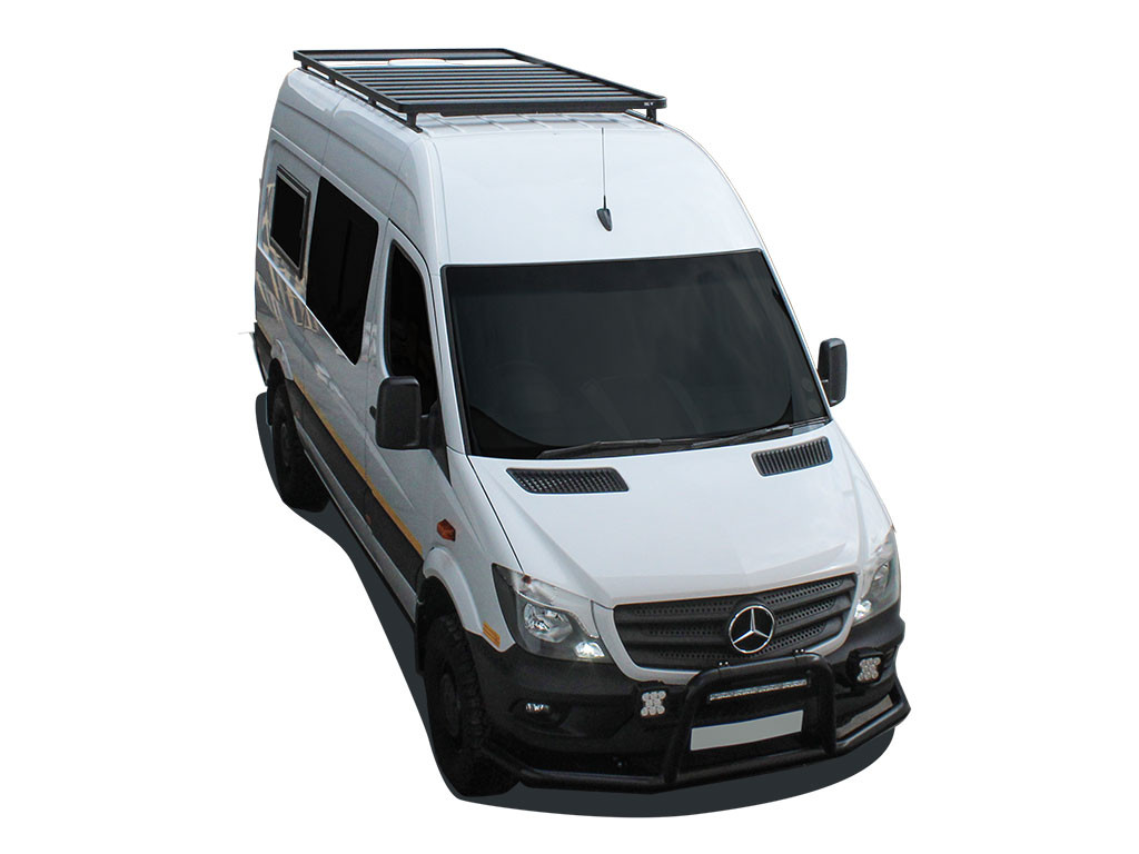 Mercedes Benz Sprinter 144in/170in / L2/L3 / MWB/LWB Axelavstånd m/OEM-band (2006-Current) Slimline II tak räckessats