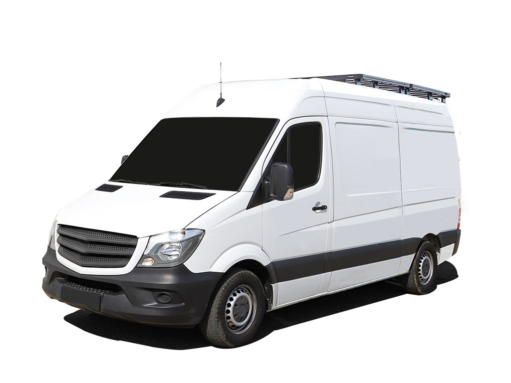Mercedes Benz Sprinter 128in/144in/170in / L1/L2/L3 / SWB/MWB/LWB Axelavstånd (2006-Current) Slimline II 1/2 tak räckessats