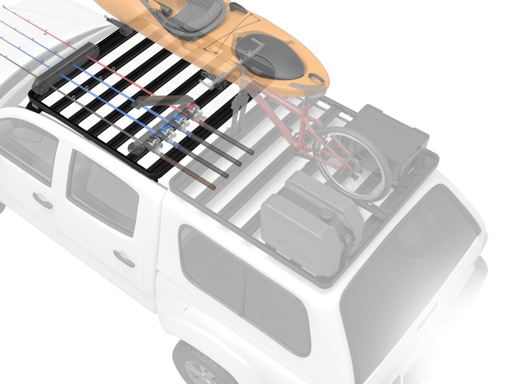Toyota Hilux (2005-2015) Slimline II Roof Rack Kit / Tall - by Front Runner