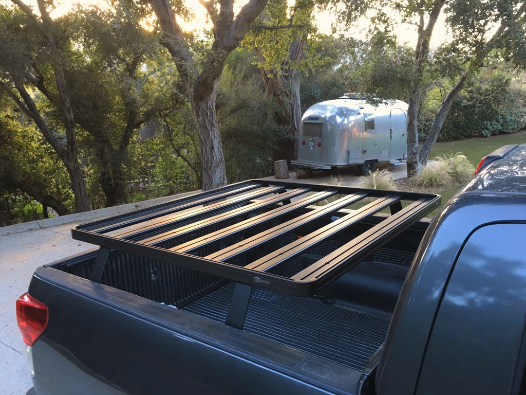 Toyota Tundra Crew Max Pickup PickUp (2007-Current) Slimline II Load Bed Rack Kit - av Front Runner