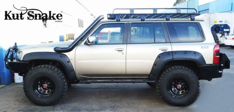 Fender flares, Nissan Patrol Y61 S4