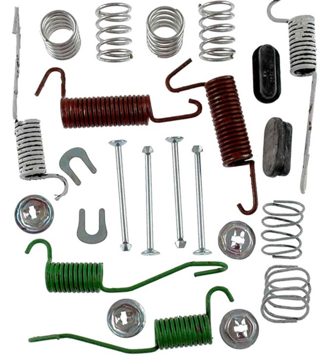 Rear drum brake hardware kit 9 x 1.75"