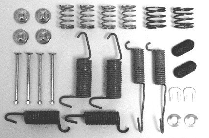 Rear drum brake hardware kit 10 x 2.5"