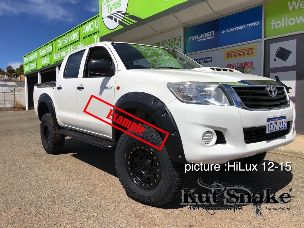 Lokasuojan levike, Toyota Hilux Vigo 12-15