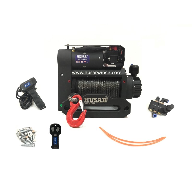 Husar Twin Motor vinch, 12000 lbs, rep, 12 V