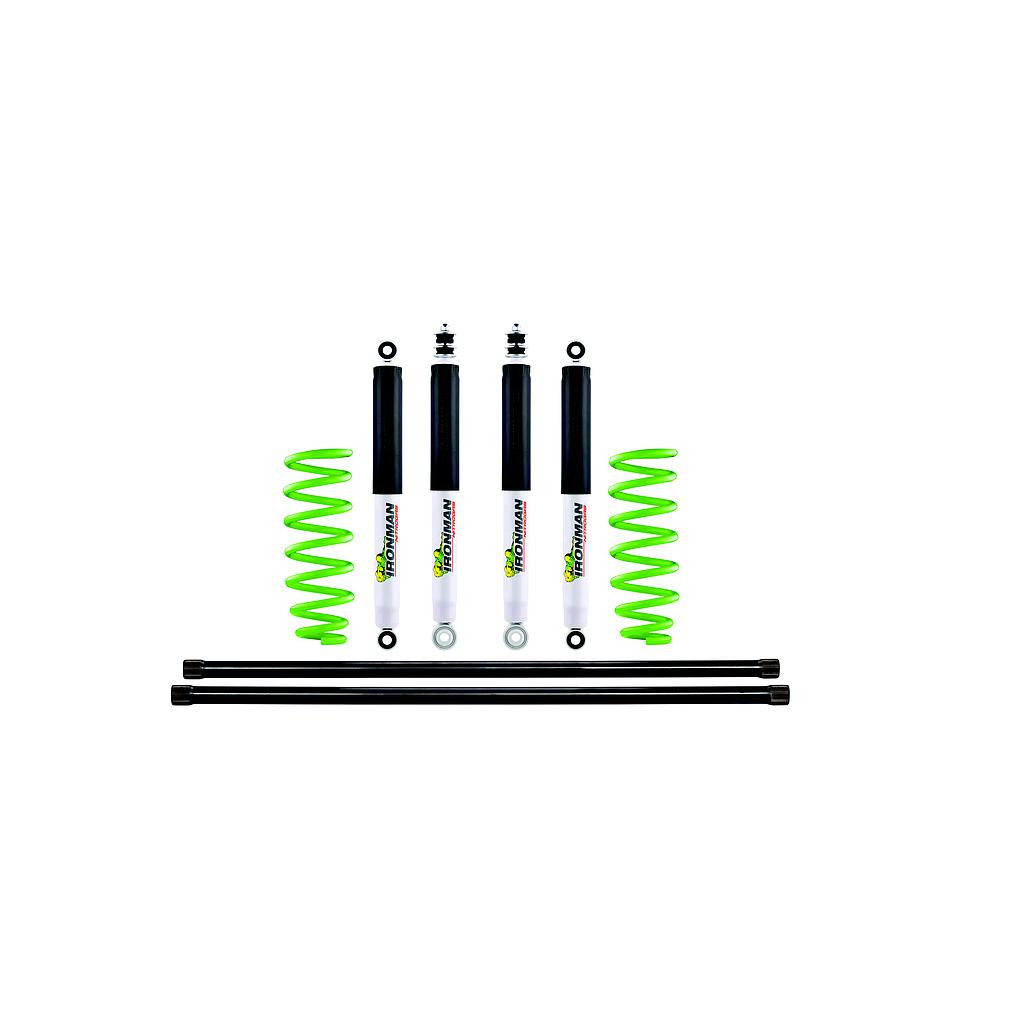 Ironman Suspension Kit, +40 mm, Pajero LWB with 1278 mm Torsion Bars