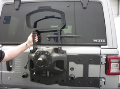 Reservfälgs Relocation Kit Passande för Jeep WRANGLER JL