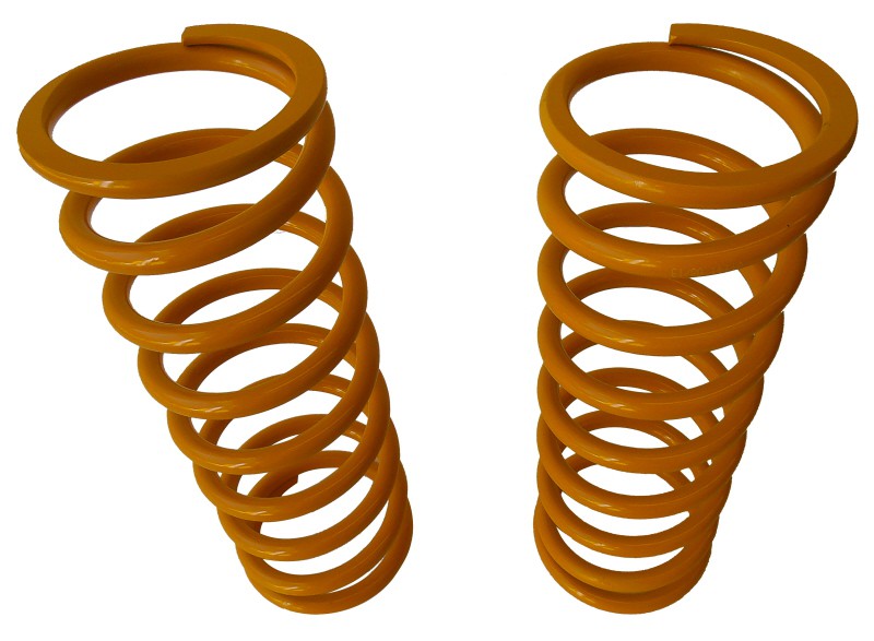 SUPERTRIAL FRONT COIL SPRINGS +5cm, YELLOW, Land Rover