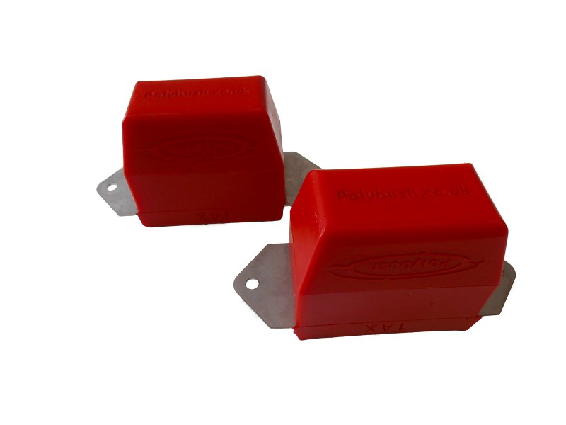 HD Genomslagsgummi bak, +4cm, par