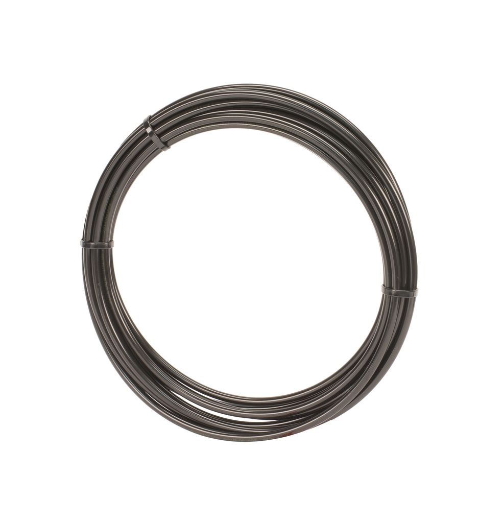 1/4" OD DOT Ilmaletku, musta, 20 '.