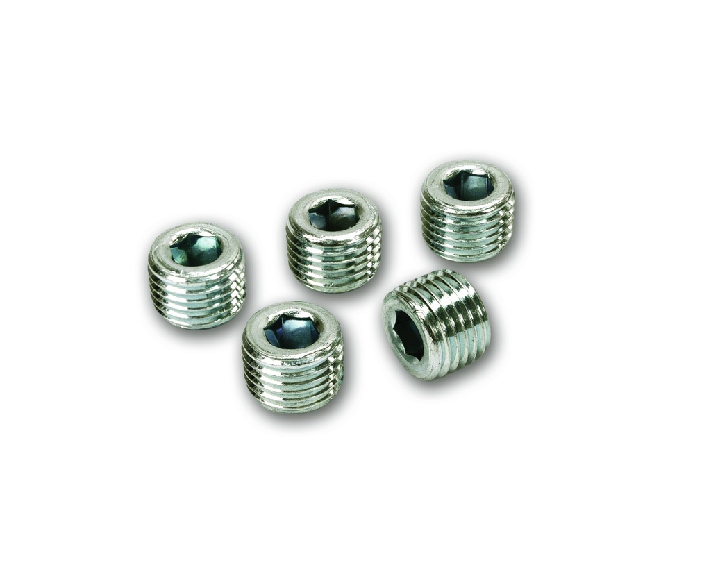 1/4" NPT M -liittimet, 5-osainen pakkaus