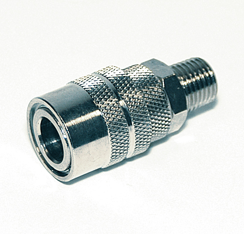 1/4" Quick Connect Coupler (M, NPT)