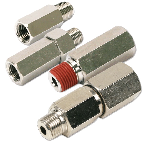 1/4" Check Valve for IG Series, NPT to JIC