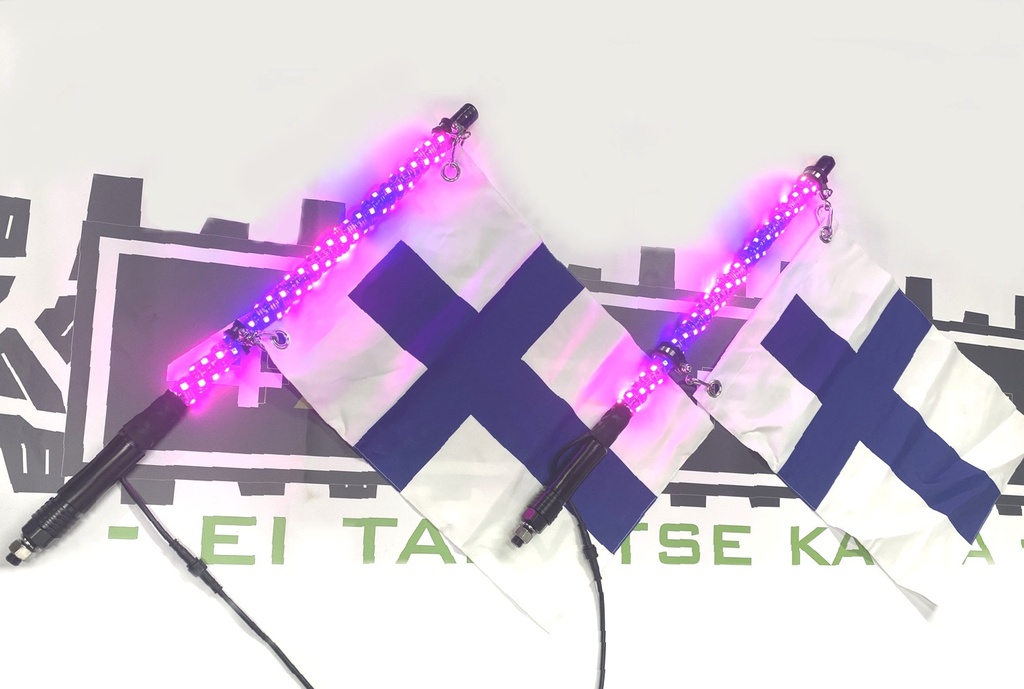 LED Whip Valosarja 2kpl 2FT