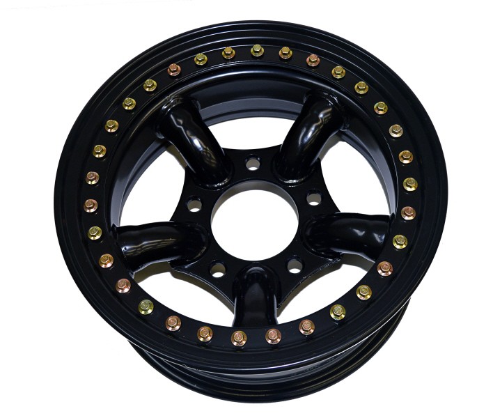 beadlock fälg 5 pipes 7X16 offset -25 svart