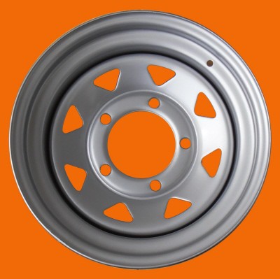HD plåtfälg ET -10 6.5X15 SILVER för Suzuki