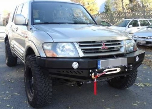 Steel Winch Bumper, Pajero 3