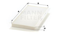 frisklufts filter (Mann)