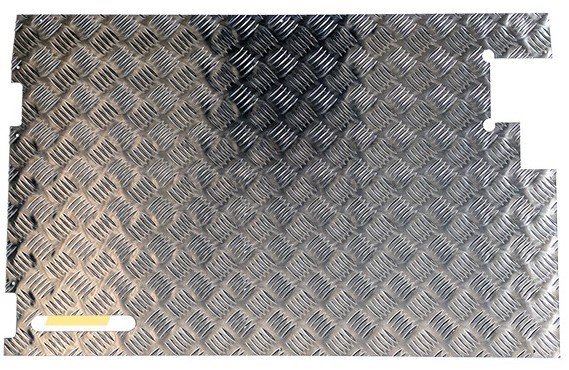 Bak Dörrens Inner Plåt Av Aluminium