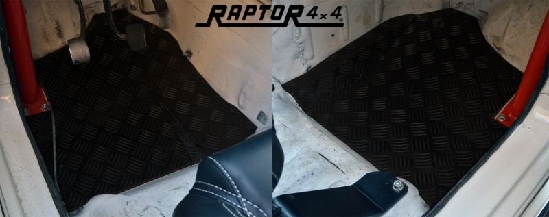 Front Alloy Floor mats Samurai