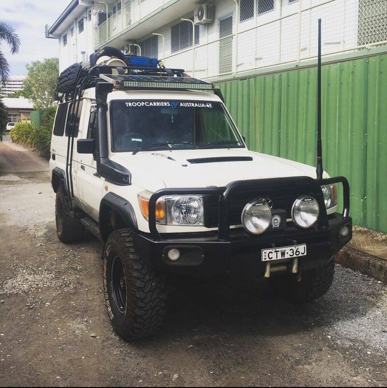 LOKASUOJAN LEVIKE TOYOTA LAND CRUISER 78 – 50 MM WIDE