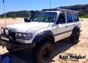 Skärmbreddare, Toyota Land Cruiser 80 Monster 95mm