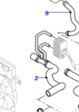 Lower Radiator Hose, Freelander