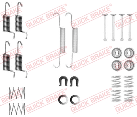 Handbromsbackar rep set